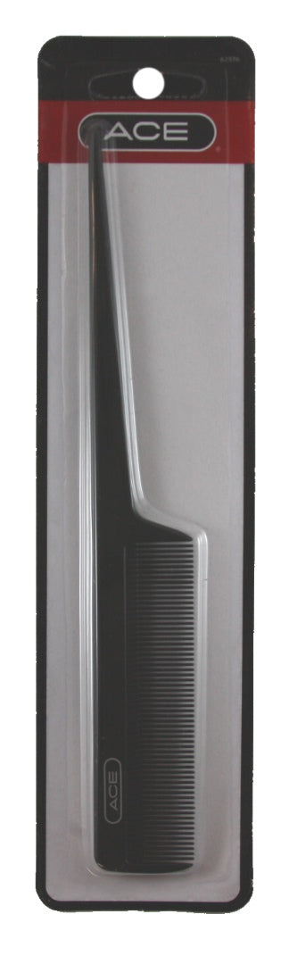 Ace Classic Tail Comb 8" Black - 1 Comb