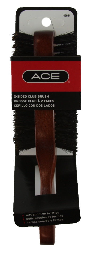 Ace Handled 2-Sided Club Brush - 1 Brush