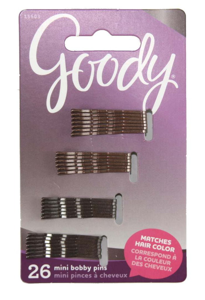 Goody Brown Bobby Pins - 26 Count