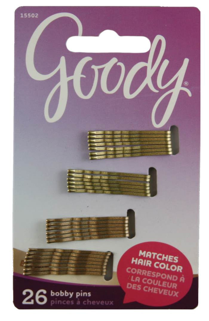 Goody Color Collection Bobby Pin Small Metallic Blonde - 26 Count