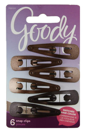 Goody Colour Collection Snap Clips Brunette