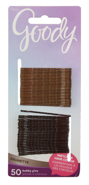 Goody Colour Collection Metallic Finish Bobby Pin Brunette