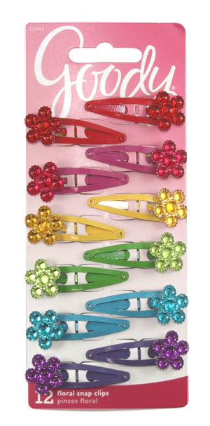 Goody Jeweled Flower Contour Clip