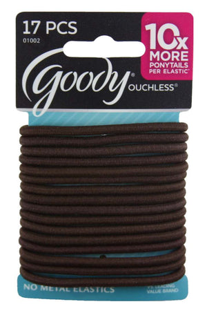 Goody Ouchless Elastics 4 mm Chocolate Cake