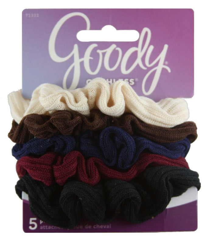 Goody Ouchless Scrunchie Wrap Knit Small - 5 Count