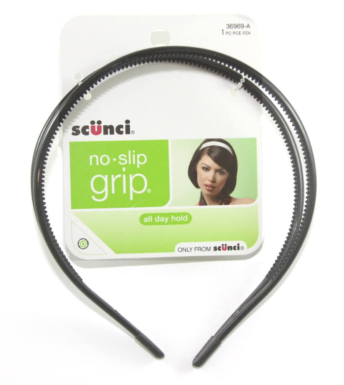 Scunci No Slip Grip Split 2-strand Plastic Split Headband