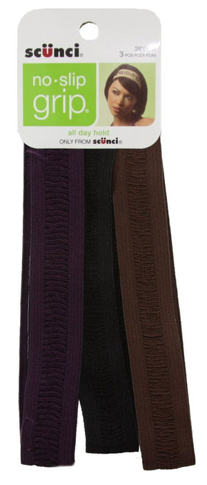 Scunci  No Slip Knit Headwraps Assorted Colors 3 Pack