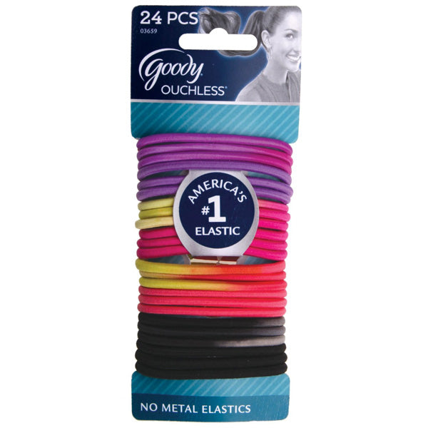 Goody Ouchless Elastic Double Dare Me 4 mm - 24 Count