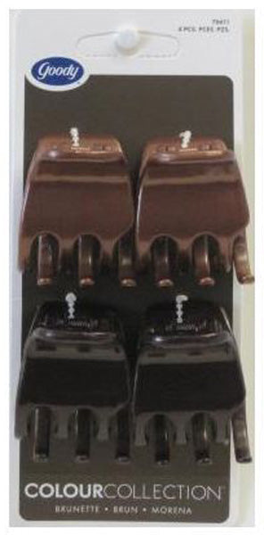 Goody Half Claw Colour Coll Brunette