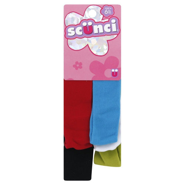 Scunci Hairbands Assorted Colors - 5 Pack
