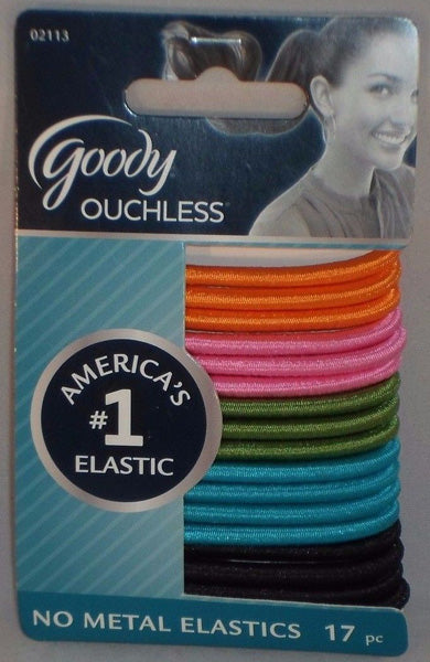 Goody Ouchless Neon Lghts No Metal Elastics 4mm - 17 Count