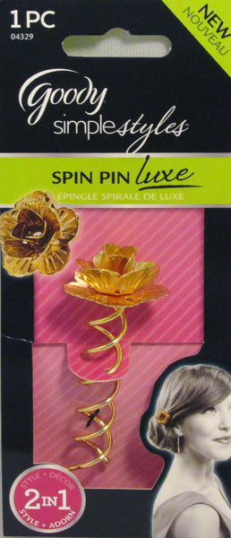 Goody Simple Styles Spin Pin Luxe Rose - 1 Count