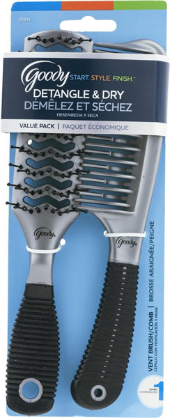 Goody Detangle & Dry Vent Brush/Comb