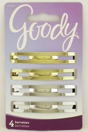 Goody Womens Classic Metal Double Bar Barrette