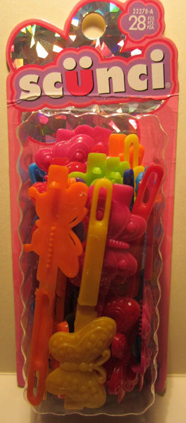 Scunci Butterfly Barrettes - 1 Pack