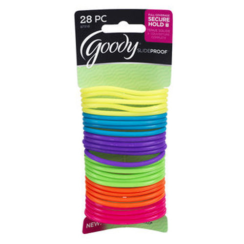 Goody SlideProof Bold Elastics Citrus - 28 Pack