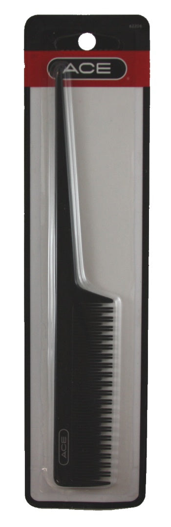 Ace Teasing Tail Comb 8" Black - 1 Pack
