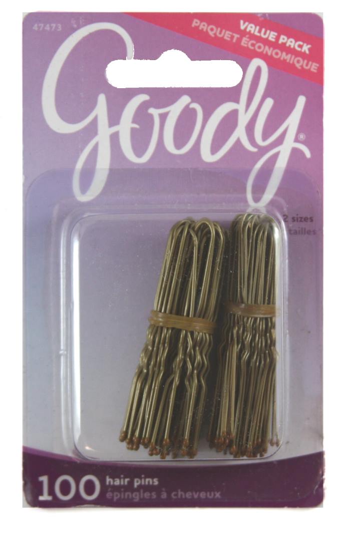 Goody Brown Hair Pin #135B - 100 Pack