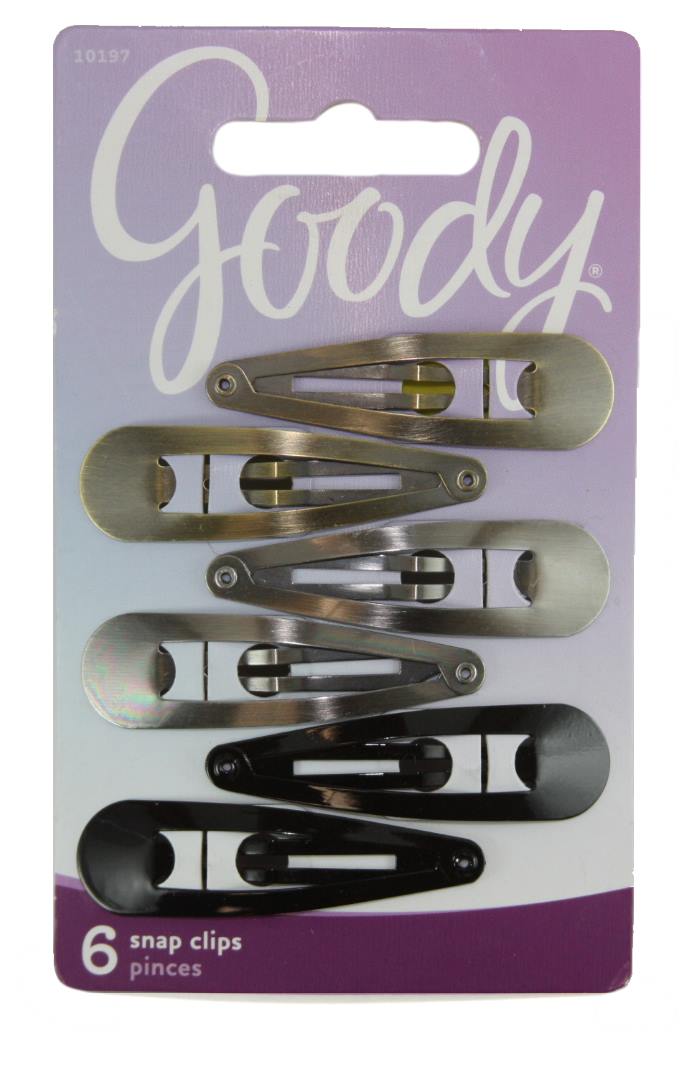 Goody Classics Contour Hair Clip - 6 Pack