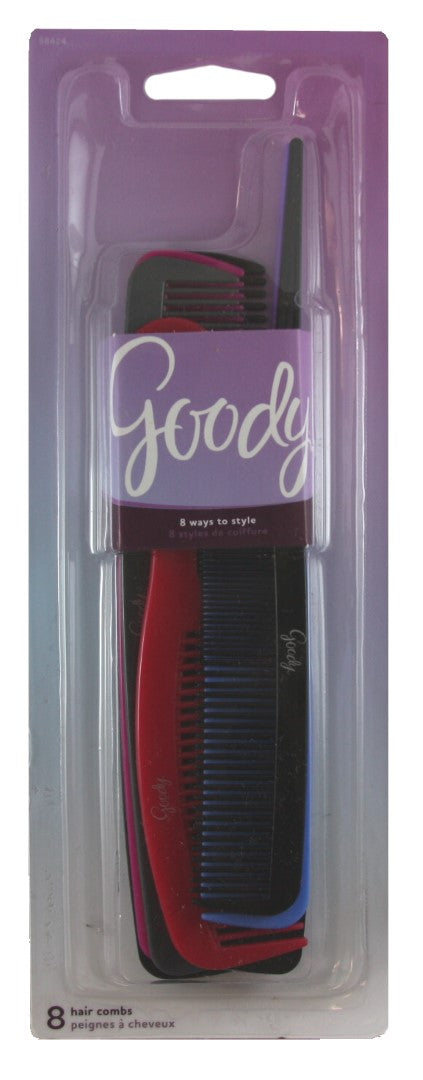 Goody Family Pack Set Assorted Sizes - 8 Combs