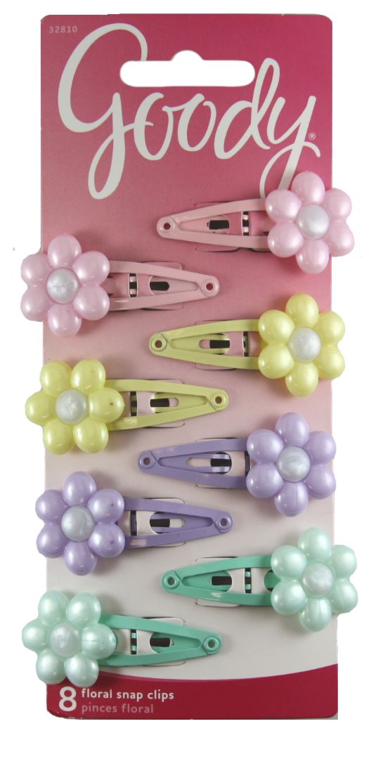 Goody Girls Daisy Charmed Contour Clips Pastels - 8 Count