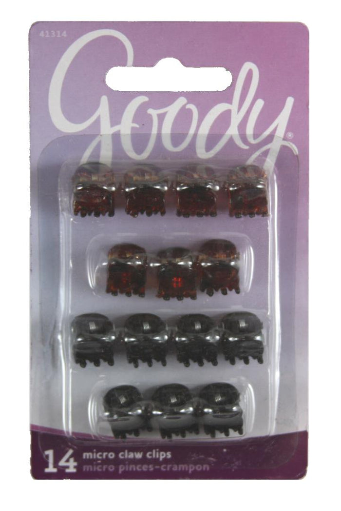 Goody Micro Claw Clips - 14 Clips