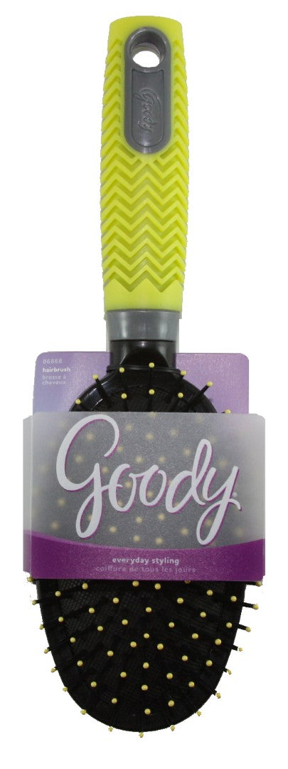 Goody Neon Grips Everyday Styling Hair Brush Yellow - 1 Brush