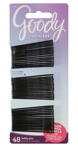 Goody Ouchless Bobby Pin Crimped Black 2 Inches
