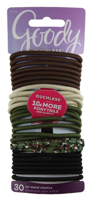Goody Ouchless Elastics Camouflage