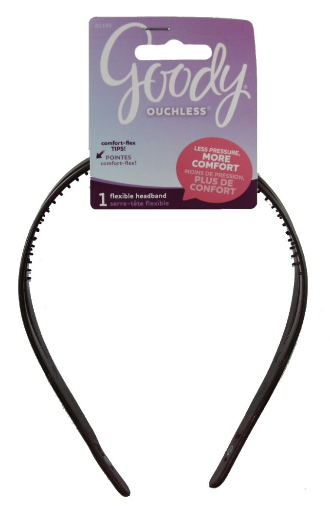 Goody Ouchless Flex 2-Strand Comfort Headband Black - 1 Count