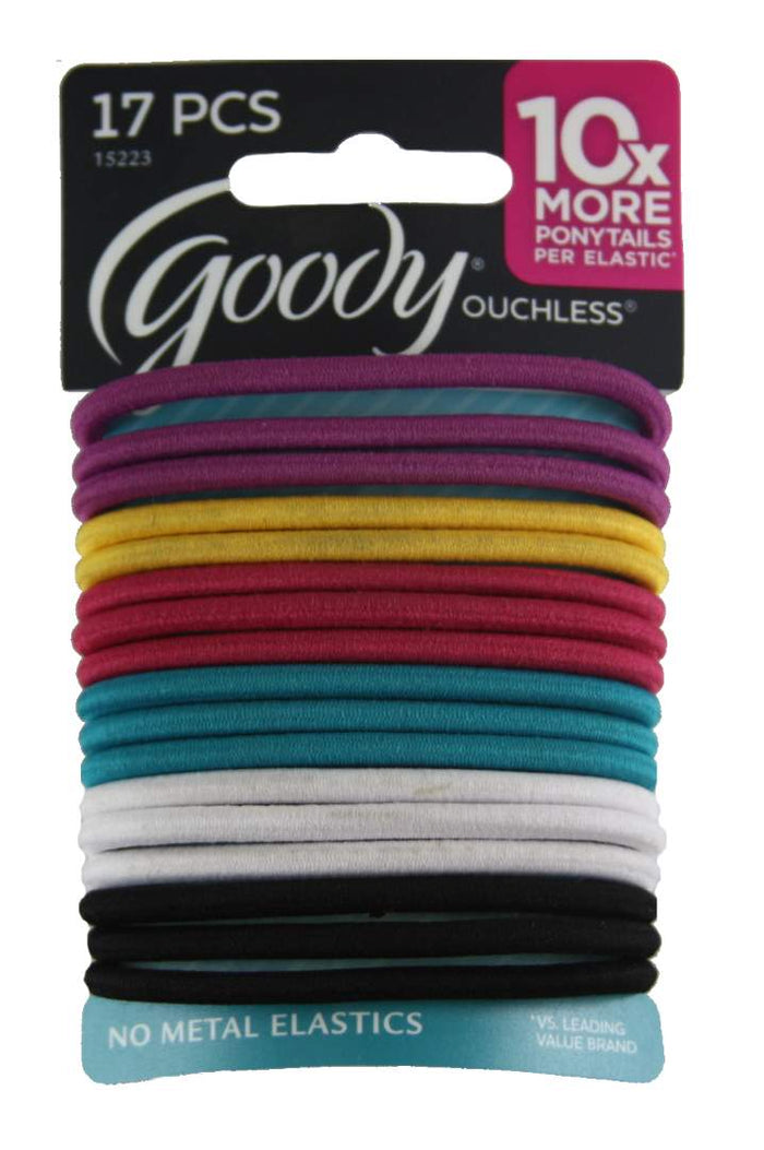Goody Ouchless Gentle Elastics - 17 Count