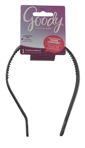 Goody Ouchless Medium Headband with Flex Tips Black