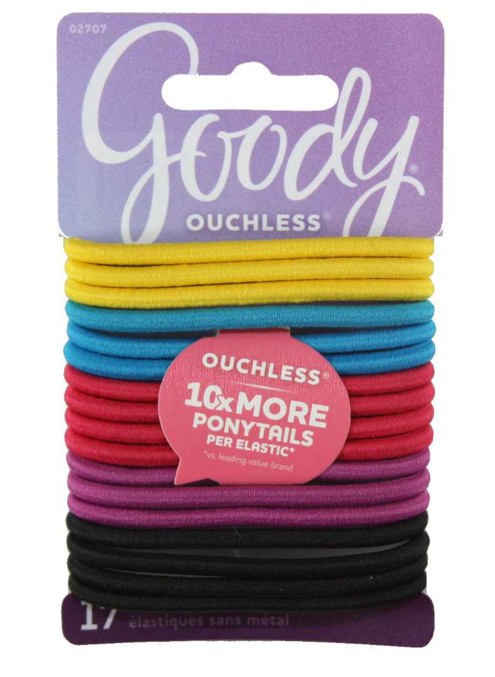 Goody Ouchless No Metal Elastics - 17 Elastics