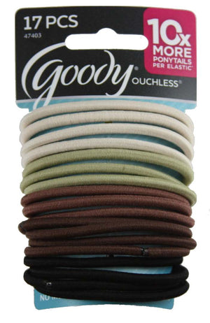 Goody Ouchless No Metal Elastics Espresso 4 mm