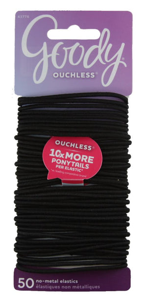 Goody Ouchless No Metal Elastics Large Thin Black 2 mm
