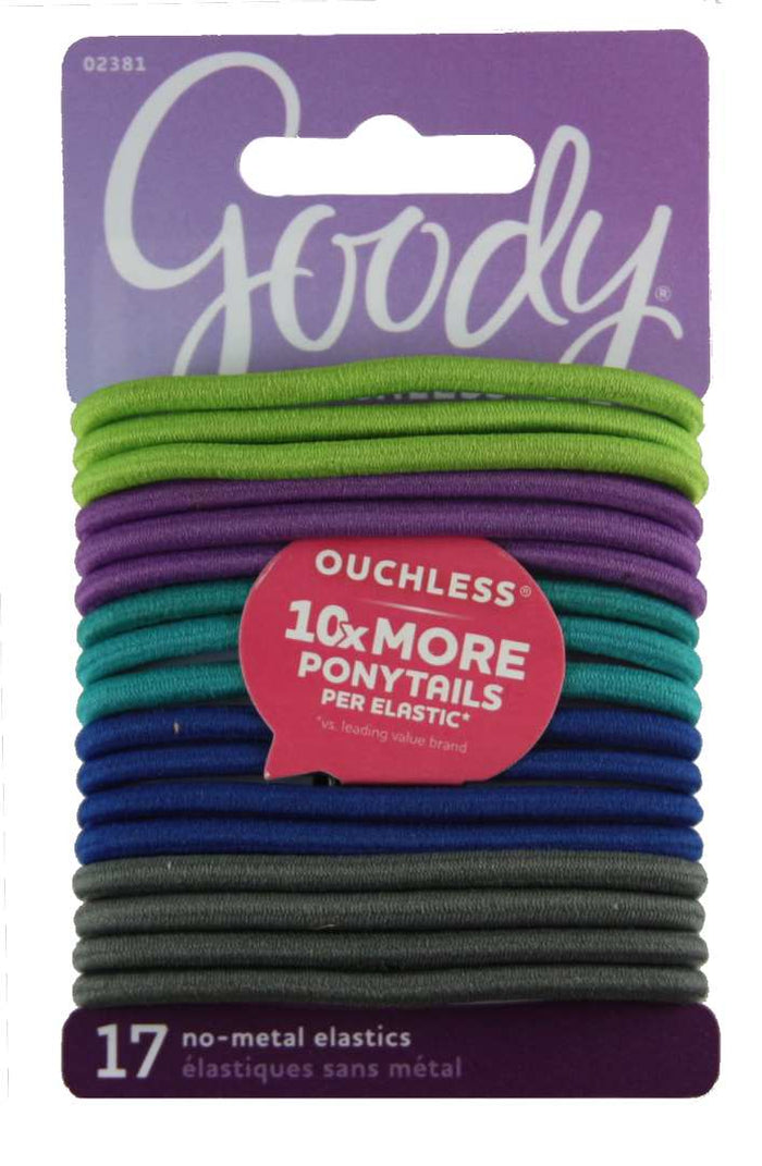 Goody Ouchless No Metal Elastics Ocean Tides 4 mm - 17 Count