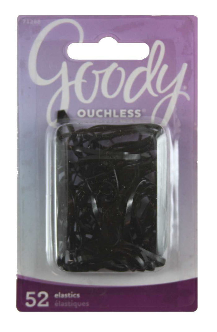 Goody Ouchless No Metal Elastics Storage Pack 4mm Black - 52 Count