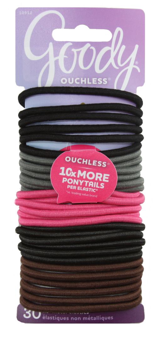 Goody Ouchless No Metal Elastics Ultra Fem - 30 Pack