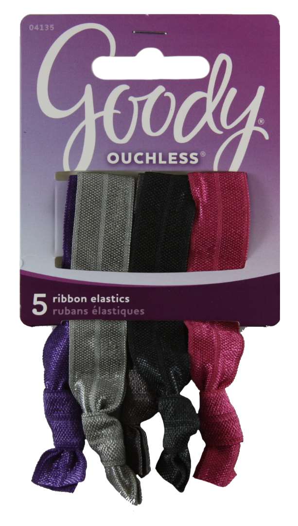 Goody Ouchless Ribbon Elastics - 5 Count