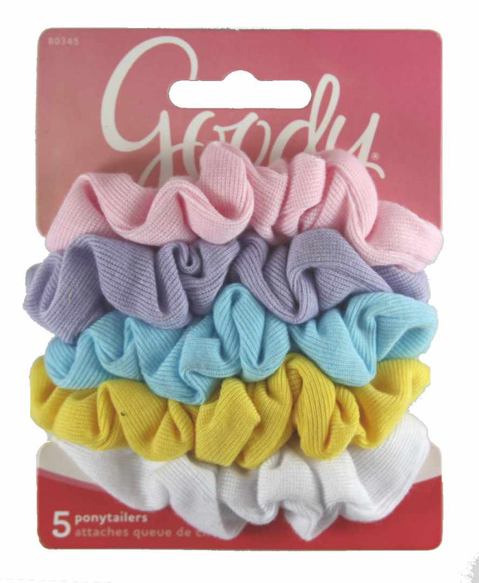 Goody Ouchless Pastel Scrunchies - 5 Count
