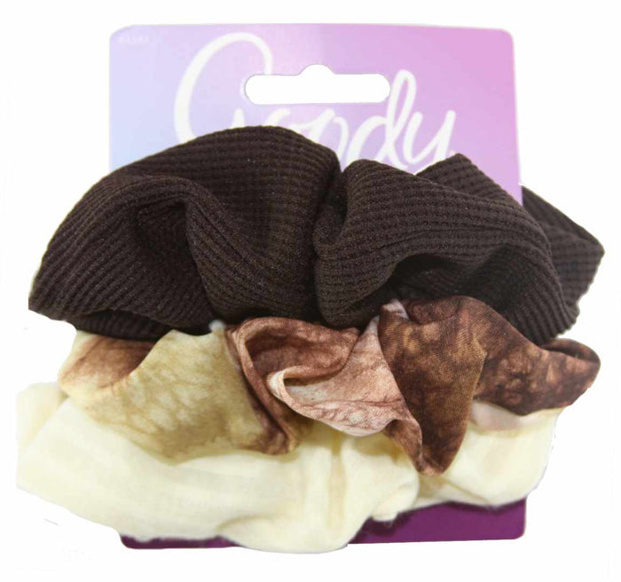 Goody Ouchless Scrunchie Mutli Style Black/Gray/White - 3 Count