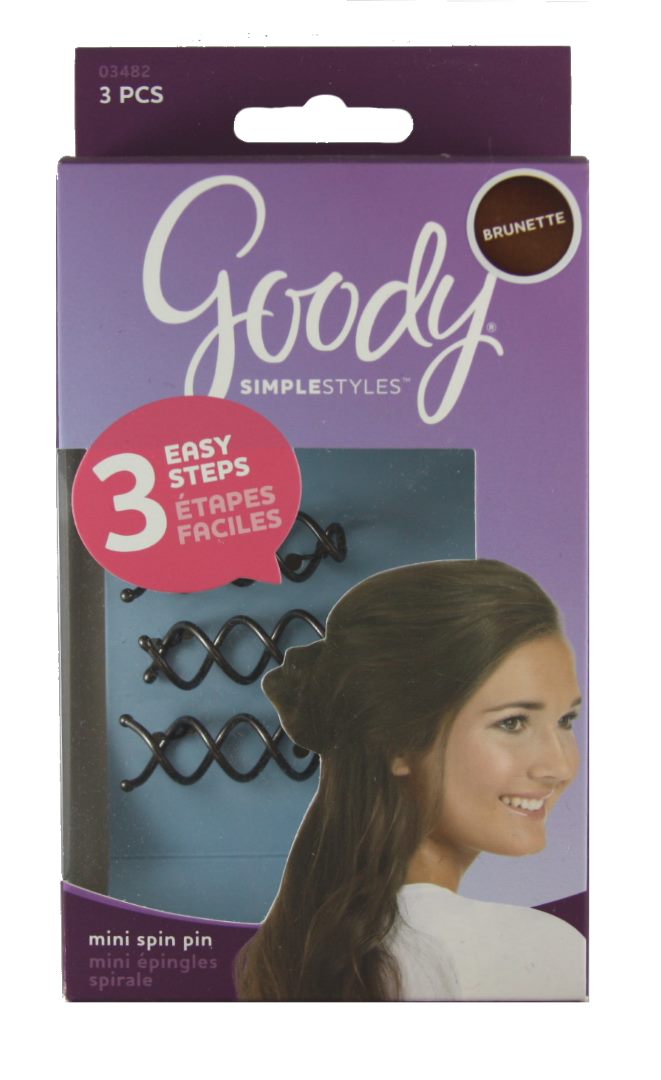 Goody Simple Styles Mini Spin Pins for Blondes - 3 Count