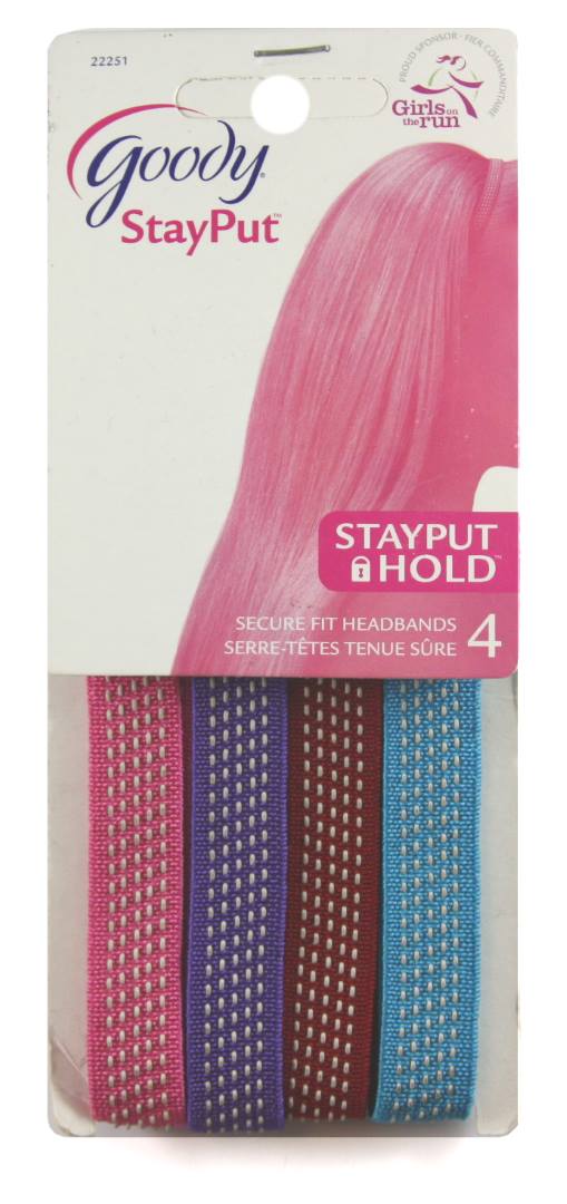 Goody SlideProof Girls Thin No Slide - 4 Count