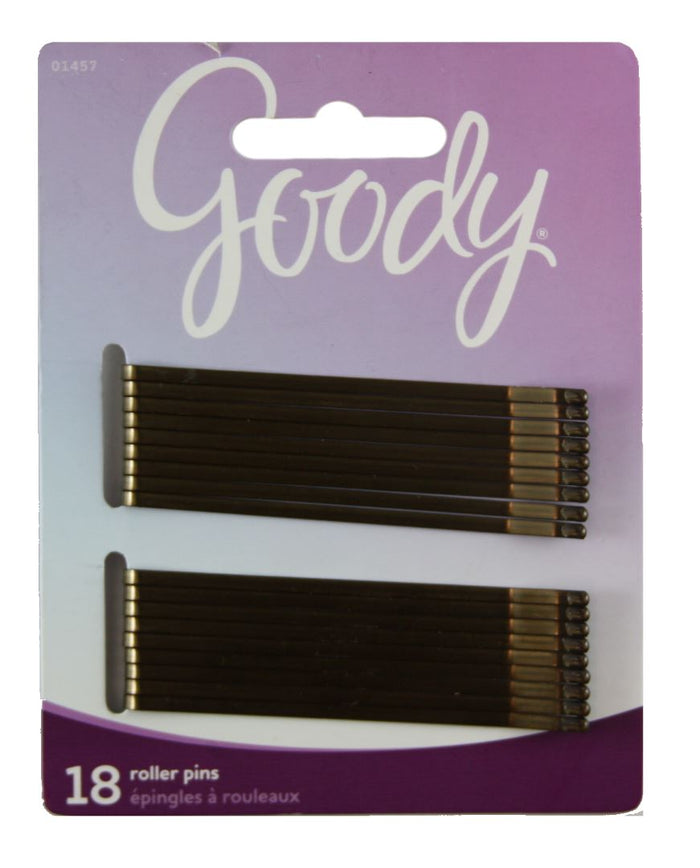 Goody Styling Essentials Bobby Pins Brown 3 Inches - 18 Count