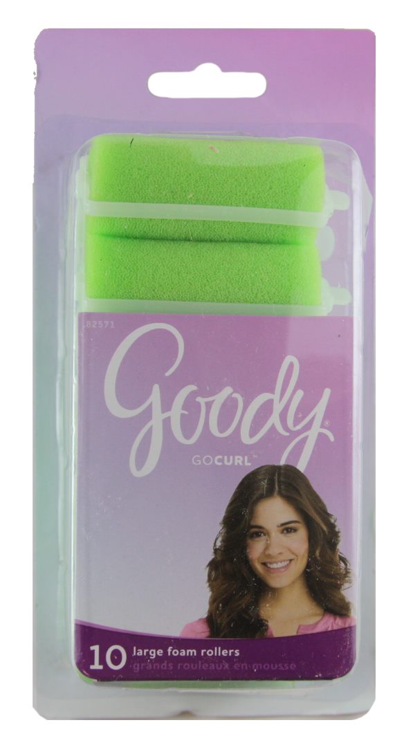 Goody Styling Essentials Roller Foam Large Green - 10 Rollers