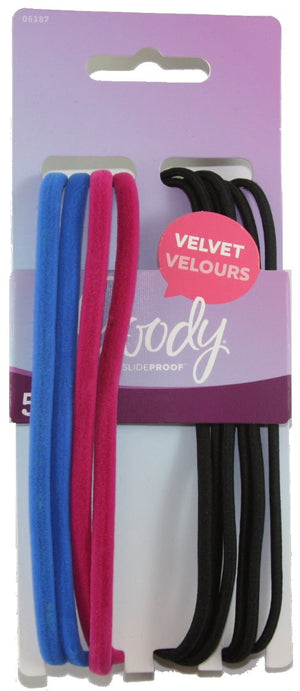 Goody Velvet Elastic Headwraps