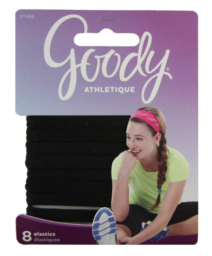 Goody Women's Athletique Sweat Stretch Elastics - 8 Pack