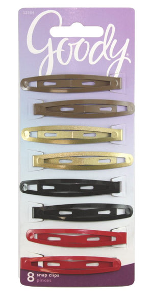 Goody Womens Classic Oval Metal Snap Clip