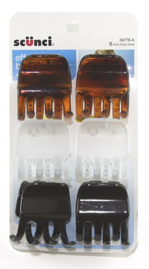 Scunci Effortless Beauty Hair Clips Assorted
