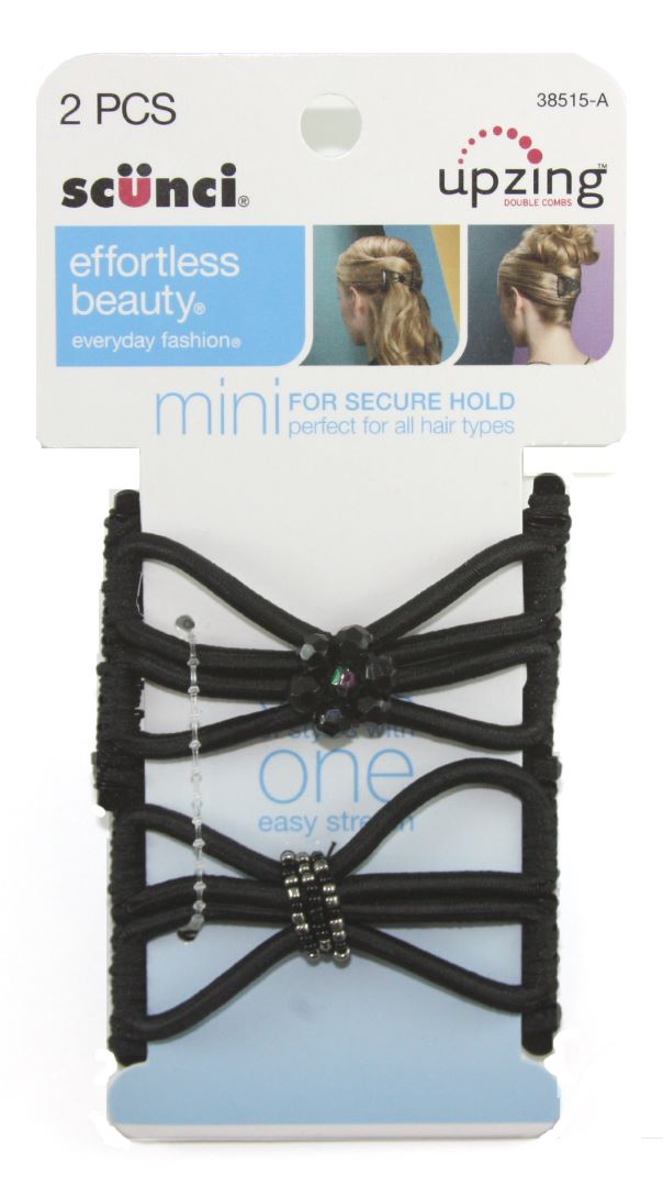 Scunci Effortless Beauty Mini Upzing Double Combs - 2 Combs